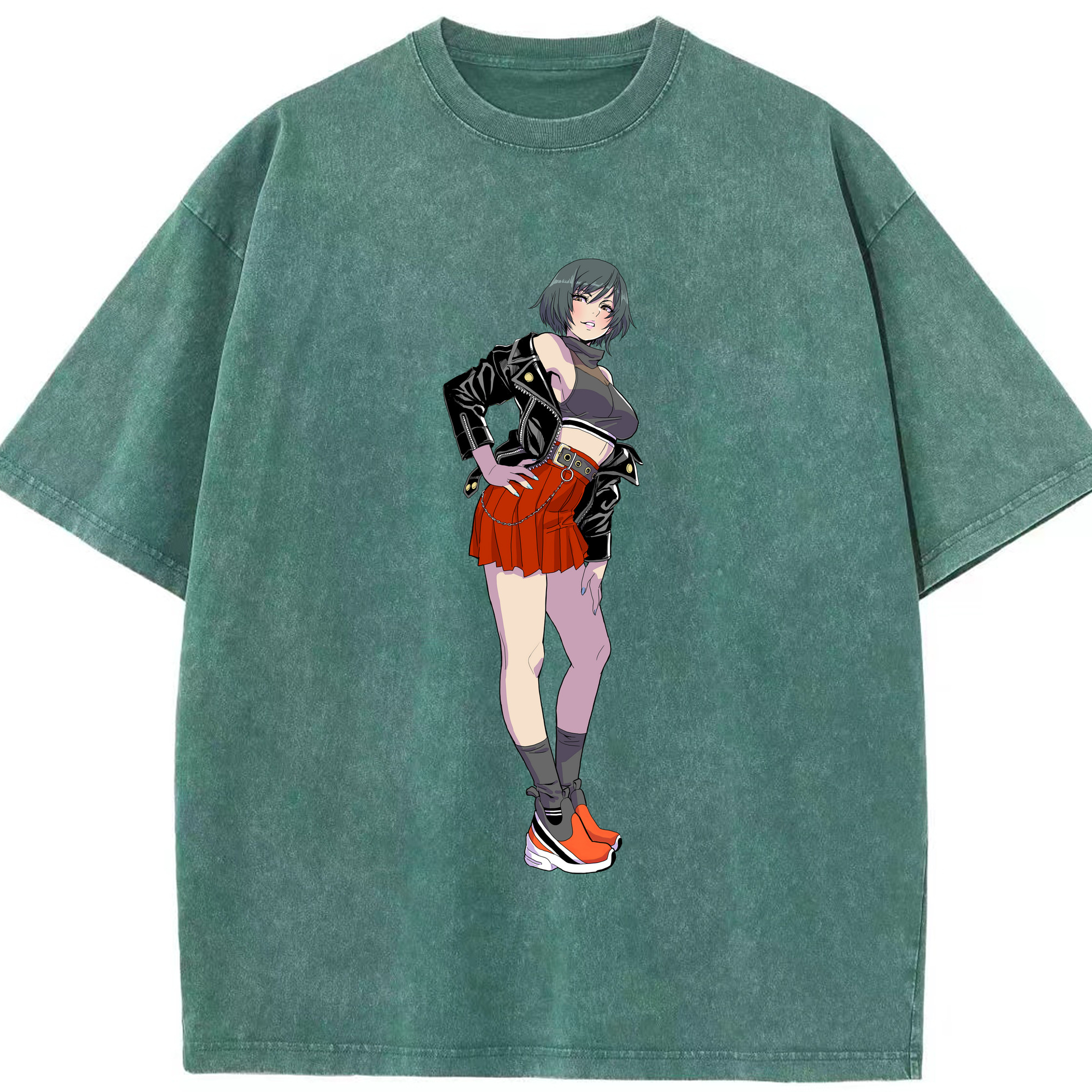 （画像用） 呪術廻戦 Jujutsu Kaisen 綿100% ヴィンテージ風 半袖Tシャツ（フロントプリント）